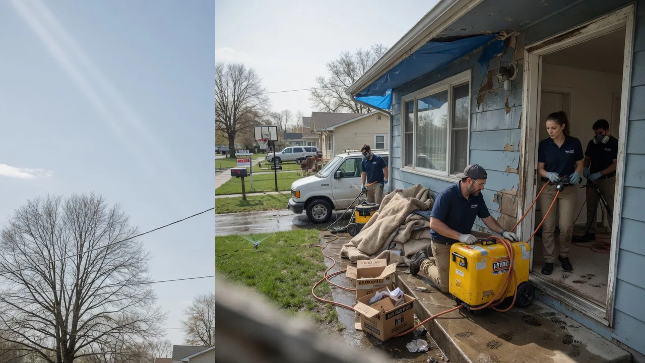 Basement Flood Cleanup in Venice, IL near me